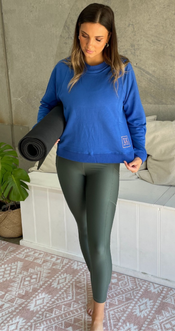 Slouchy Heather Green